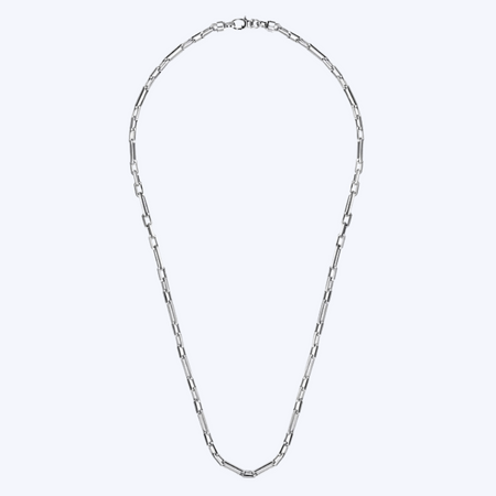 Christopher Silver Figaro Chain Necklace