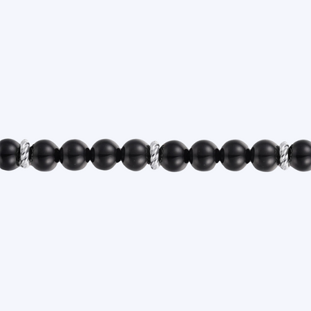 Matt Onyx Beaded Bracelet