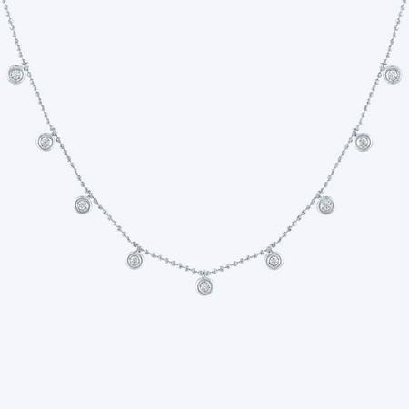 Cleopatra Diamond Drop Necklace