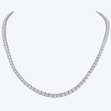 38.14ctw Lab-Grown Diamond Tennis Necklace