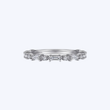 Mazara - 14K White Gold Diamond Band