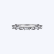 Load image into Gallery viewer, Mazara - 14K White Gold Diamond Band
