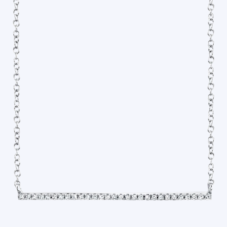 Leona Diamond Bar Necklace