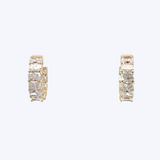 Kendall Radiant Lab-Grown Diamond Hoops