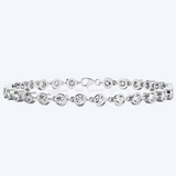 Bezel Diamond Tennis Bracelet