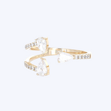 Diamond Triple Wrap Ring