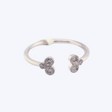 Talia Diamond Clover Ring