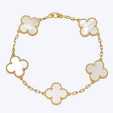 Mother of Pearl Clover Bracelet