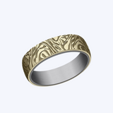 Gold Etched Ammara Stone Ring