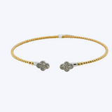 Aubrielle Open Diamond Bangle