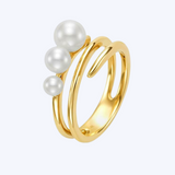 Harriett Pearl Wrap Ring