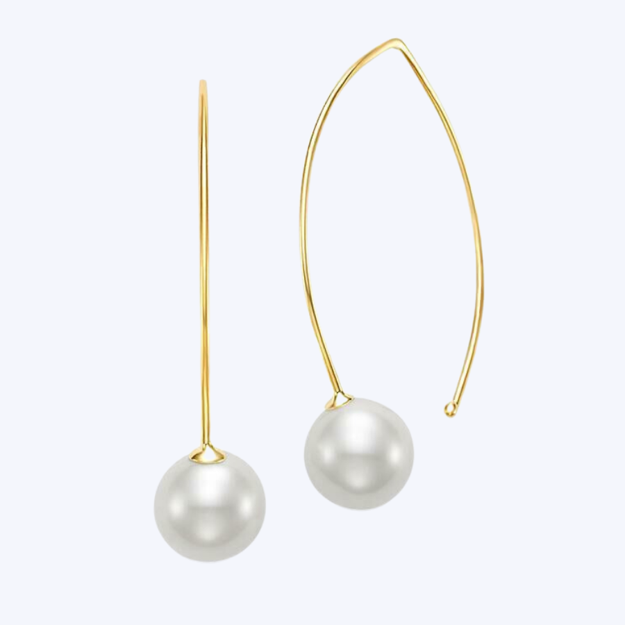 Elodie Pearl Dangle Earrings