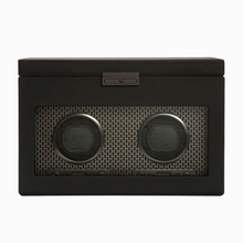 Load image into Gallery viewer, Axis Double Watch Winder With Storage
