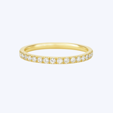 Classic Round Brilliant Diamond Semi-Eternity Band