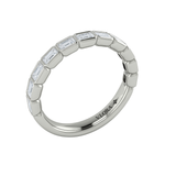 Bezel Emerald Cut Matching Band for Emerald Cut Engagement Ring