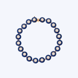 Mina Collection Royal Blue Enamel set with Diamonds Bracelet