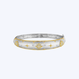 Celestial Dreams Two Tone Star Cluster Bangle