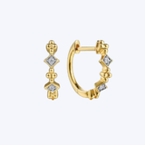 Bujukan Collection Diamond Huggie Earrings