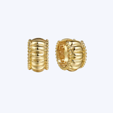 Bujukan Collection Gold Huggie Earrings