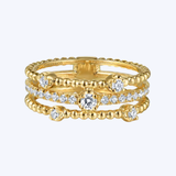 Diamond Easy Stackable Bujukan Ladies Ring