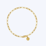 Hollow Paperclip Chain Bracelet