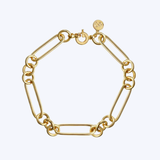 Hollow Tube Link Chain Bracelet