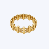 Bold Woven Statement Cuff Bracelet