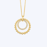 Dots Diamond Circles Pendant