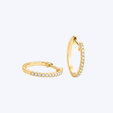 15mm Huggie Hoop Earrings