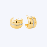 Volume Design Hoop Earrings