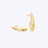 Gota Design Diamond-Accented Sculptural Stud Earrings