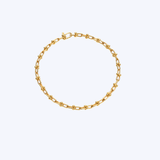 Petite Gold Station Link Bracelet