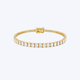 8.15ctw Lab-Grown Oval Tennis Bracelet