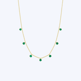 Dangle Emerald By The Yard Necklace