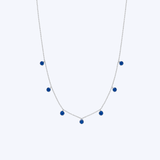 Dangle Sapphires By The Yard Necklace