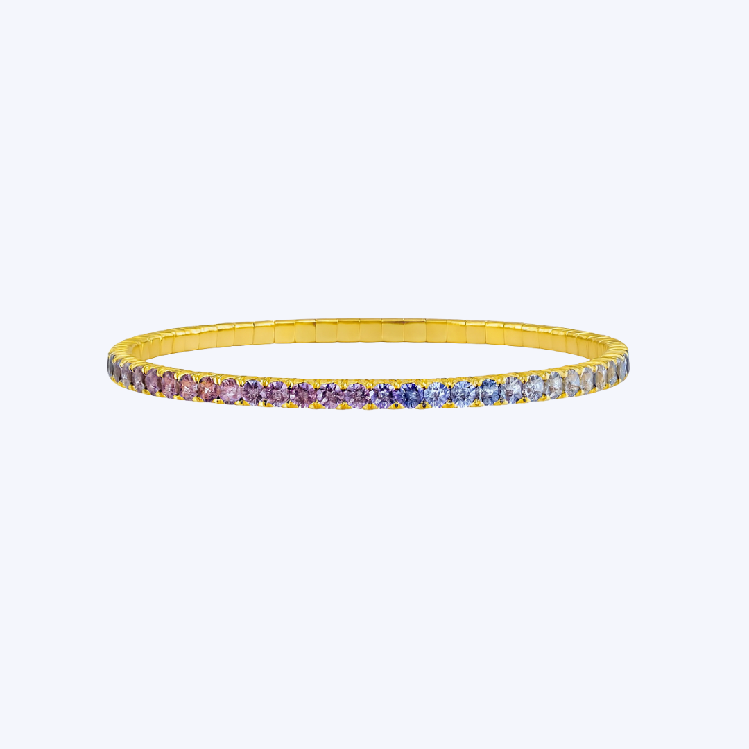 Ombre Sapphire Flex Tennis Bracelet