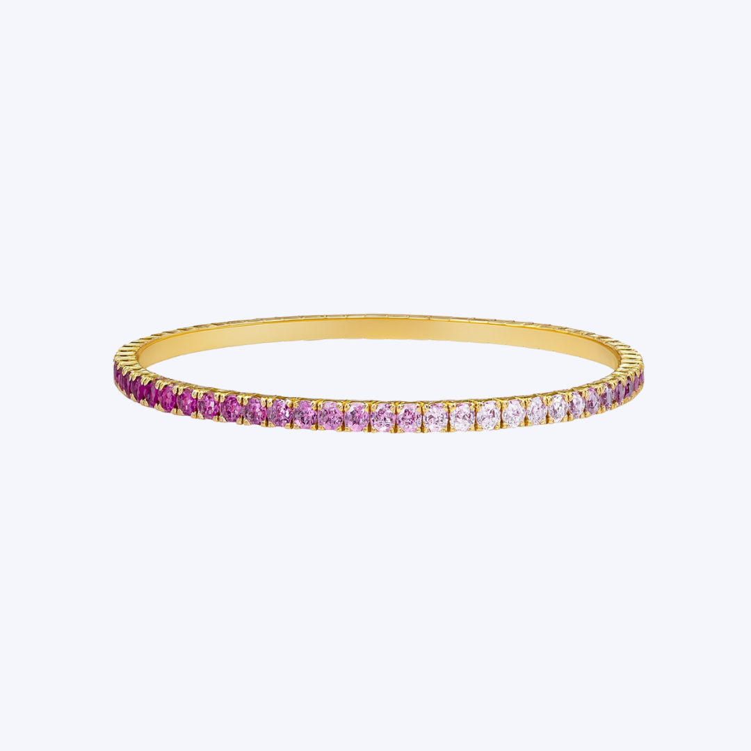 Ombre Sapphire Flex Tennis Bracelet