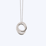 Firenze White Gold Diamond Pendant Necklace
