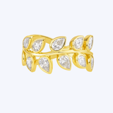Pear Bloom Diamond Statement Ring
