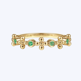 Bujukan Emerald Stackable Ring
