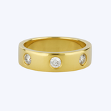 Classic Bezel-Set Diamond Band