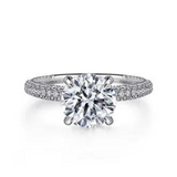 Alinna Round Diamond Engagement Ring