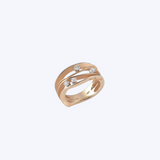 Dune Ring (4 Diamonds)