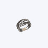 Dune Ring (4 Diamonds)