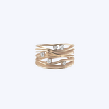 Dune Ring (5 Diamonds)