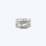 Dune Ring (5 Diamonds)