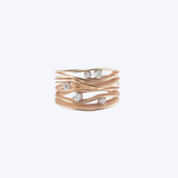 Dune Ring (5 Diamonds)