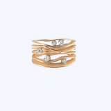 Dune Ring (5 Diamonds)