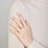 Dune Ring (3 Diamonds)