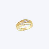 Dune Ring (3 Diamonds)